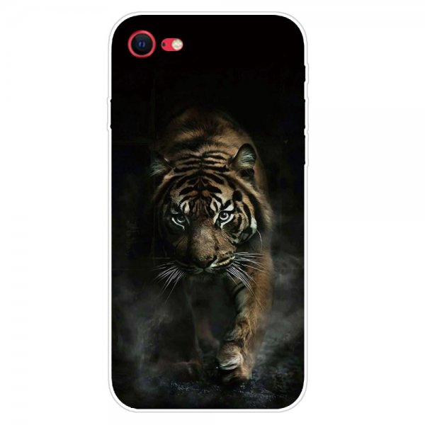 iPhone 7/8/SE Cover Motiv Brun Tiger