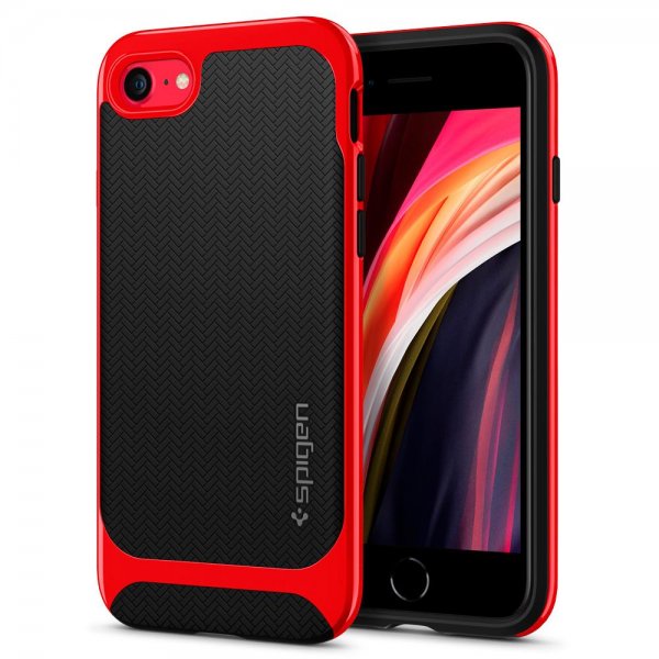 iPhone 7/8/SE 2020 Cover Neo Hybrid Herringbone Dante Red