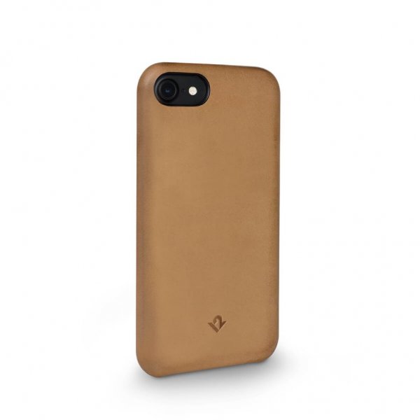 iPhone 7/8/SE Cover Relaxed Leather Cognac