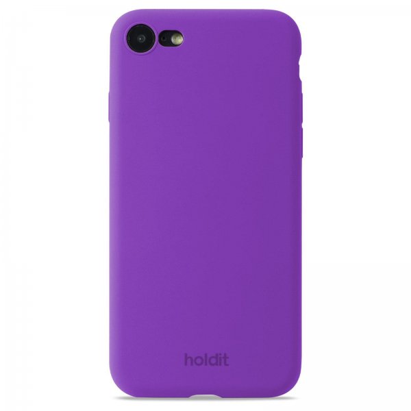 iPhone 7/8/SE Cover Silikone Bright Purple