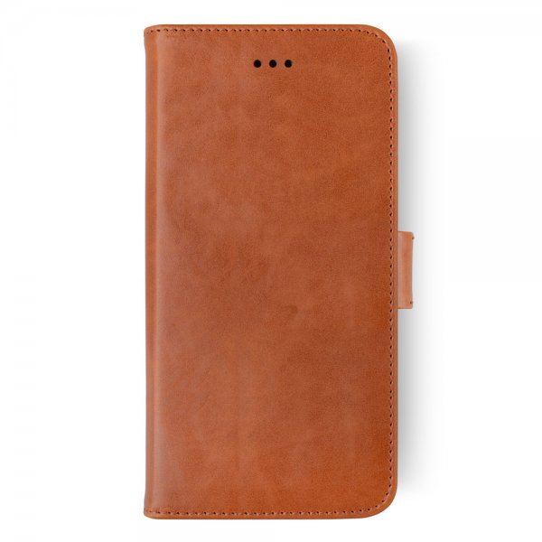 iPhone 8/7 Plus Etui Premium Magnet Wallet Löstagbart Cover Brun