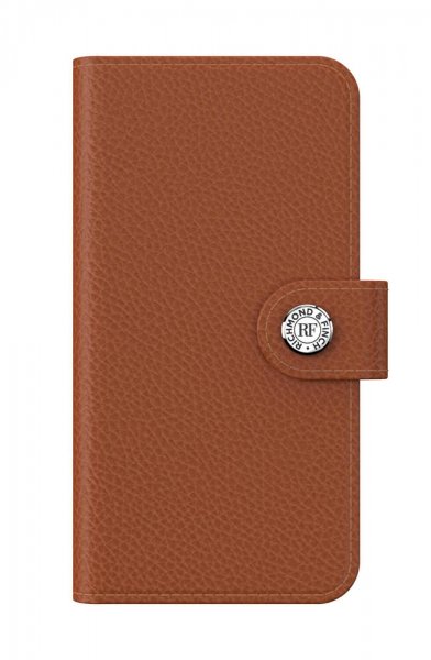 iPhone X/Xs Etui Wallet Löstagbart Cover Brun