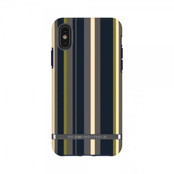 iPhone X/Xs Cover Navy Stripes