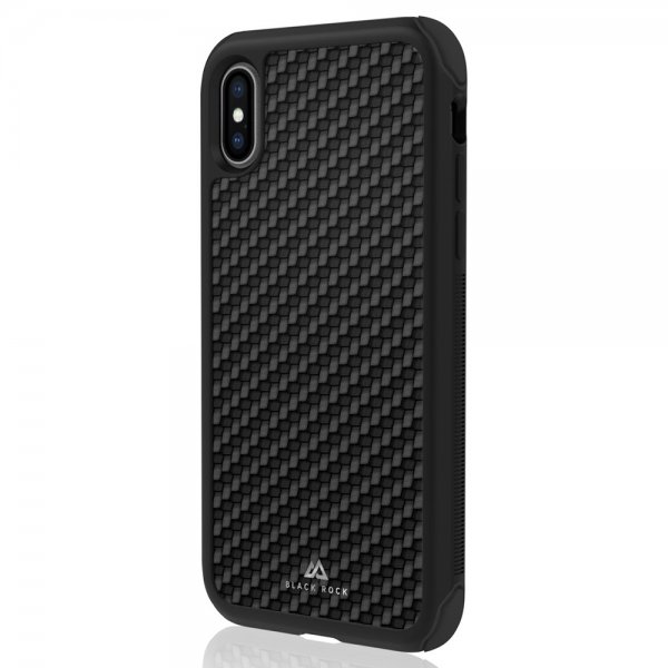 iPhone X/Xs Cover Robust Case Real Carbon Sort
