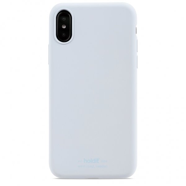 iPhone X/Xs Cover Silikone Mineral Blue