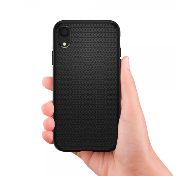 iPhone Xr Cover Liquid Air Matte Black