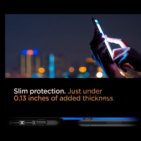 iPhone Xr Cover Liquid Air Matte Black