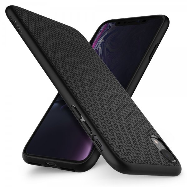 iPhone Xr Cover Liquid Air Matte Black