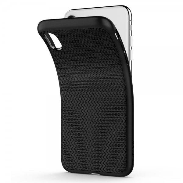 iPhone Xr Cover Liquid Air Matte Black