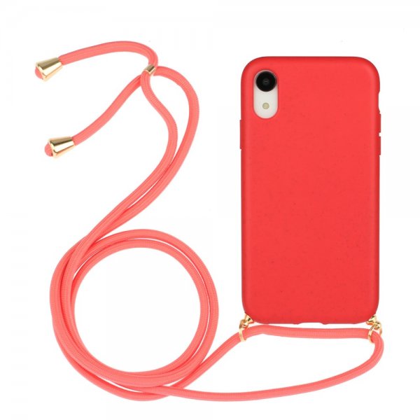 iPhone Xr Cover med Strop Rød