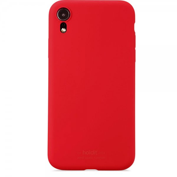 iPhone Xr Cover Silikonee Ruby Red