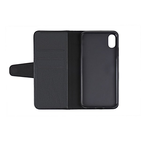 iPhone Xs Max Etui Udfoldelig Kortholder Sort