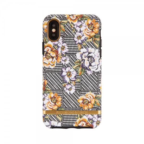iPhone Xs Max Cover Floral Tweed