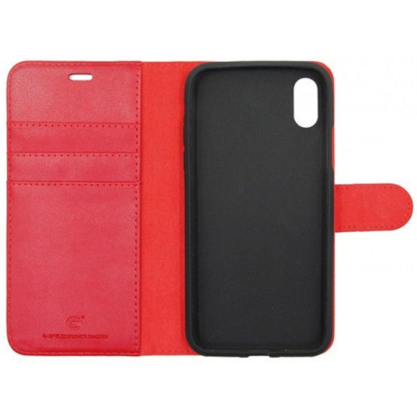 iPhone X/iPhone Xs Etui Aftageligt Cover Rød