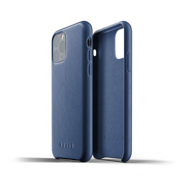 iPhone 11 Pro Skal Full Leather Case Monaco Blue