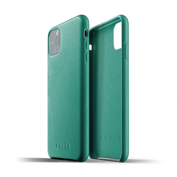 iPhone 11 Pro Max Cover Full Leather Case Alpine Green