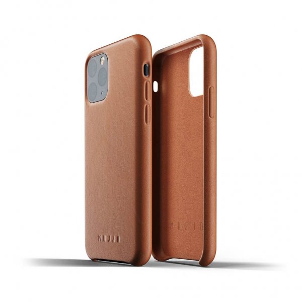 iPhone 11 Pro Cover Full Leather Case Tan