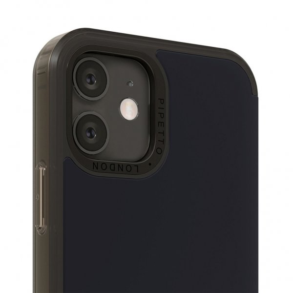 Origami Folio för iPhone 12/12 Pro Mørkeblå