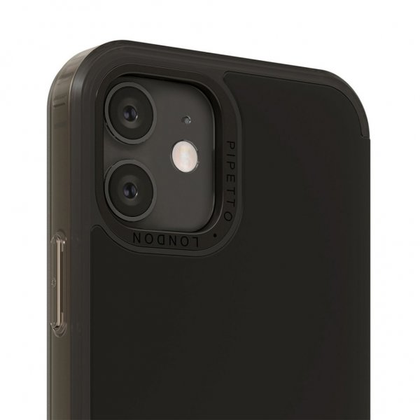 iPhone 12 Mini Fodral Origami Folio Svart