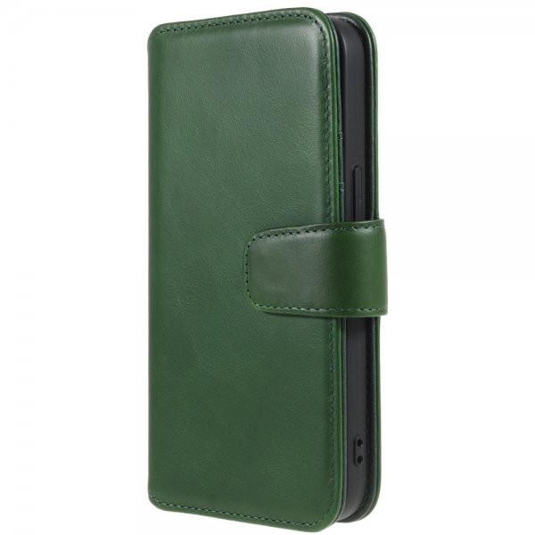 iPhone 14 Plus Etui Essential Leather Juniper Green
