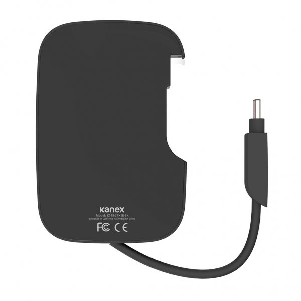 USB-C 3-portars hubb med Gigabit Ethernet