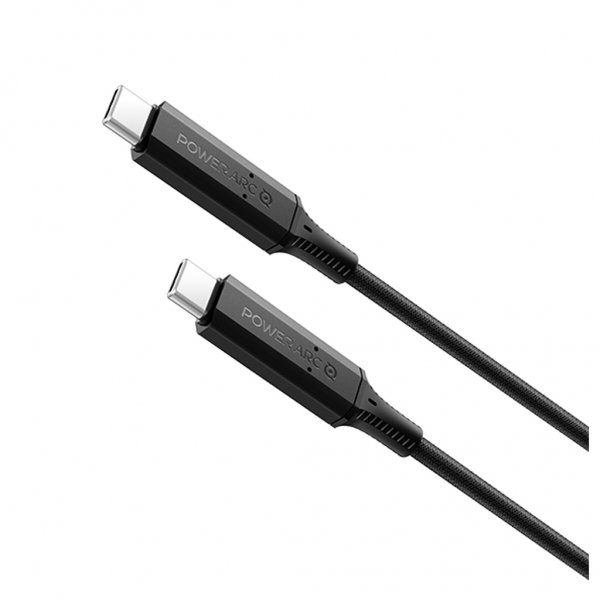 PowerArc Kabel ArcWire™ USB-C till USB-C 1 meter Sort
