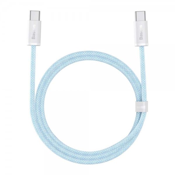 Kabel Dynamic Series USB-C till USB-C 1 m Blå
