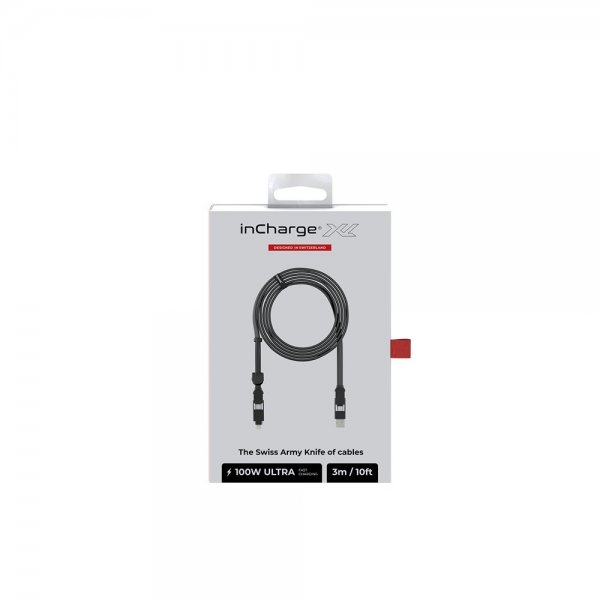 Kabel inCharge XL 100W 3m 6in1 Urban Black
