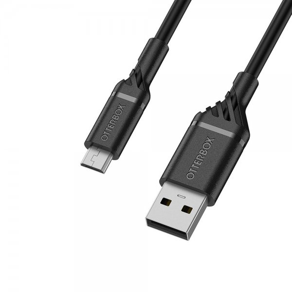 Kabel Micro-USB/USB-A 2m Sort
