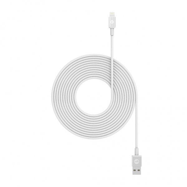Kabel USB-A/Lightning 3m Hvid
