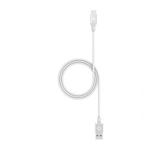 Kabel USB-A/USB-C 1m Hvid