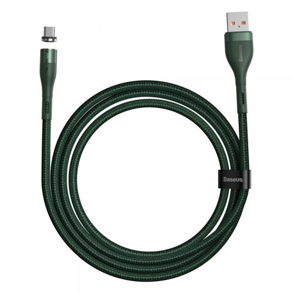 Kabel Zinc Magnetic Micro-USB 1 m Grøn