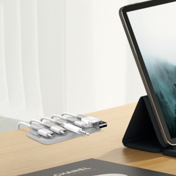 Kabelholder WG104 Magnetisk Grå