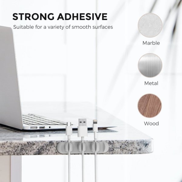 Kabelholder WG15 Magnetisk Grå