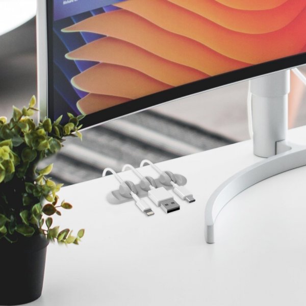 Kabelholder WG15 Magnetisk Grå