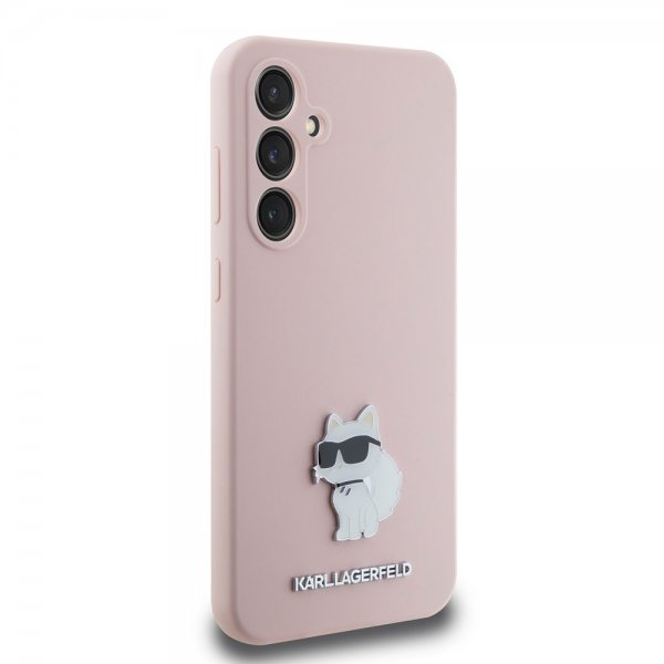 Samsung Galaxy S23 FE Cover Liquid Silicone Choupette Lyserød