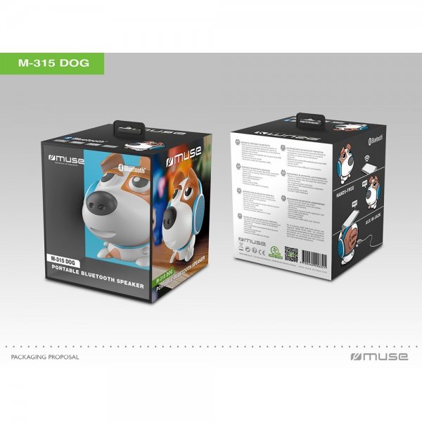 Højtalere M-315 DOG Portable Bluetooth Speaker