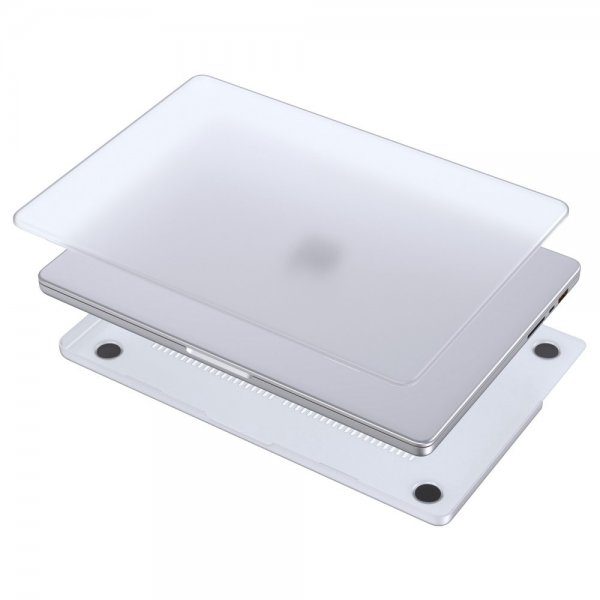 MacBook Air 13 M2 (A2681) Cover Transparent Hvid