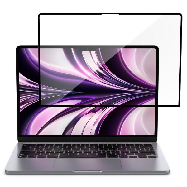MacBook Air 13 M2 (A2681)/M3 (A3113) Skærmbeskytter GLAS.tR Slim