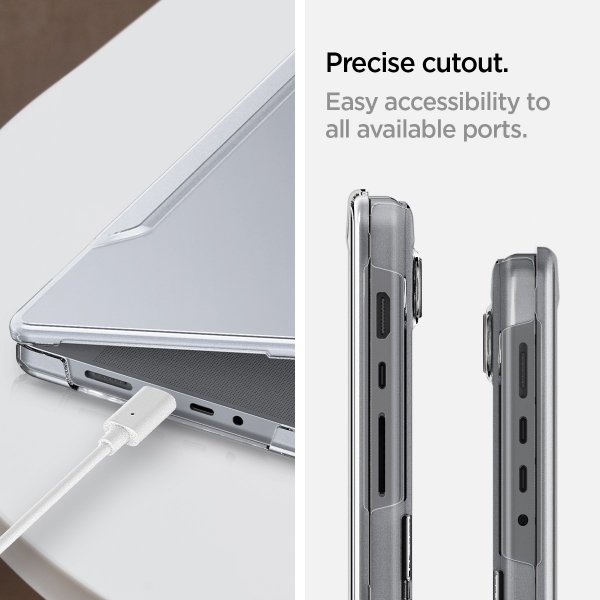 MacBook Pro 14 M1 (A2442)/M2 (A2779)/M3 (A2918 A2992) Cover Thin Fit Crystal Clear