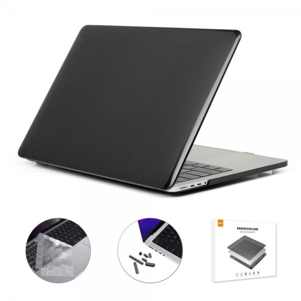 MacBook Pro 16 (A2485) Cover Tastaturbeskyttelse Transparent Sort