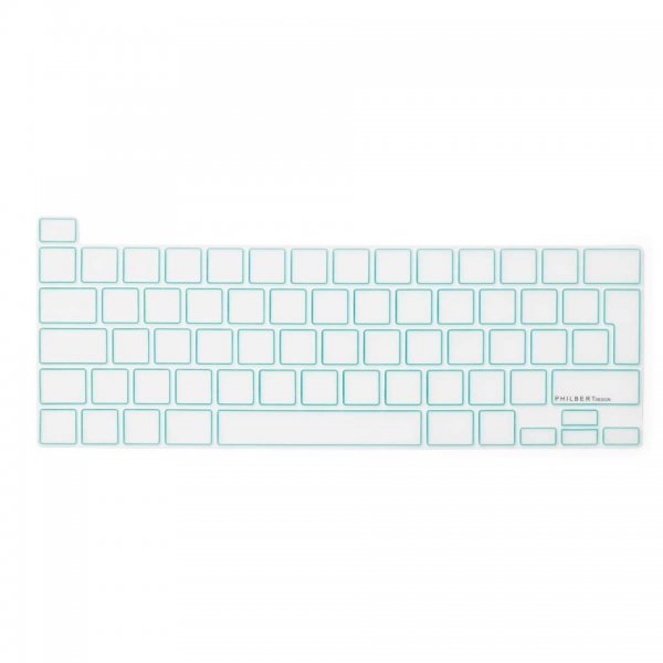 MacBook Pro 13/16" 2019 (A1706. A1708. A1989. A2159 & A2141) Tastaturbeskyttelse Gennemsigtig Grøn