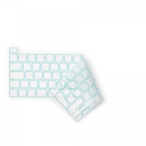 MacBook Pro 13/16" 2019 (A1706. A1708. A1989. A2159 & A2141) Tastaturbeskyttelse Gennemsigtig Grøn