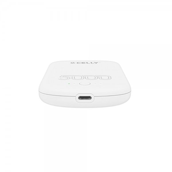 Magnetisk Powerbank 5000 mAh 10W MagSafe Hvid