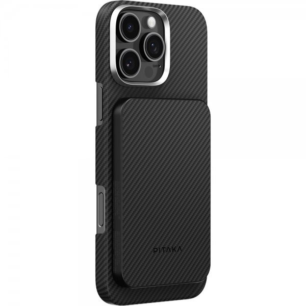 MagSafe Powerbank Aramid Fiber 5000 mAh Black/Grey Twill