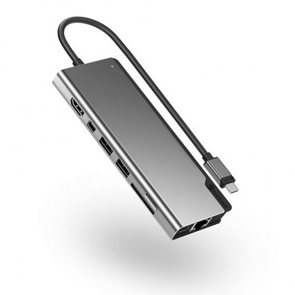 Ultra USB-C Dock PLUS V2 Hukommelseskortlæser Grå