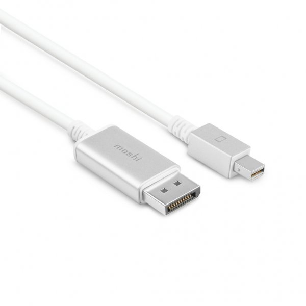 Mini DisplayPort til DisplayPort kabel 1.5 m Hvid