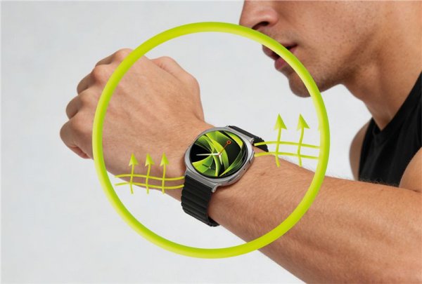 Samsung Galaxy Watch 8 40/44mm/Classic 46mm Armbånd Easy Strap Sort