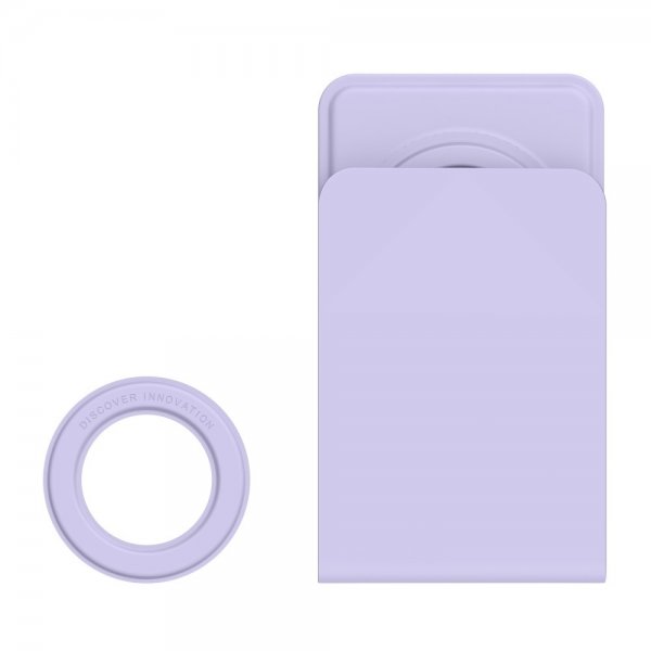 Mobilholder MagSafe Skin Touch + Magnetic Ring Lilla