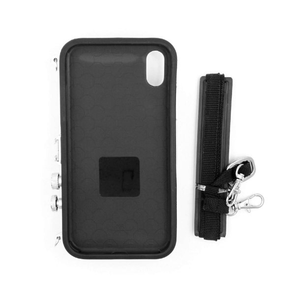 iPhone Xs Max Cover Silikone Kameramotiv Sort